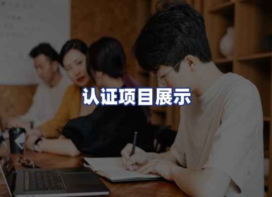 认证项目展示